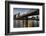 Portland Oregon Skyline under Hawthorne Bridge-jpldesigns-Framed Photographic Print