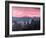 Portland Oregon with Mt Hood at Sunset-Markus Bleichner-Framed Art Print