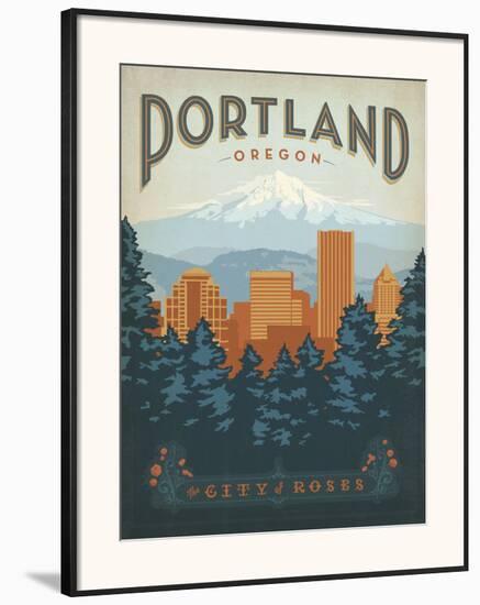 Portland, Oregon-Anderson Design Group-Framed Art Print