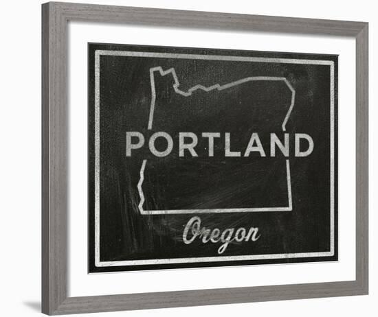 Portland, Oregon-John W^ Golden-Framed Art Print