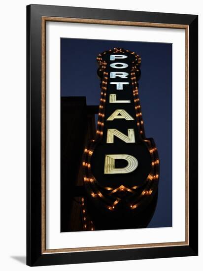 Portland Sign-Brian Moore-Framed Photographic Print