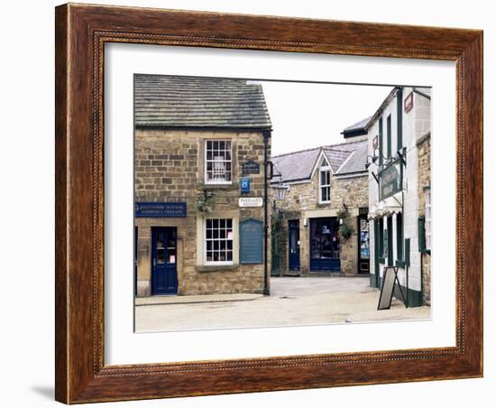 Portland Square, Bakewell, Peak District, Derbyshire, England, United Kingdom-Pearl Bucknall-Framed Photographic Print