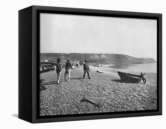 Portland - The Chesil Beach', 1895-Unknown-Framed Premier Image Canvas