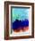 Portland Watercolor Skyline-NaxArt-Framed Art Print