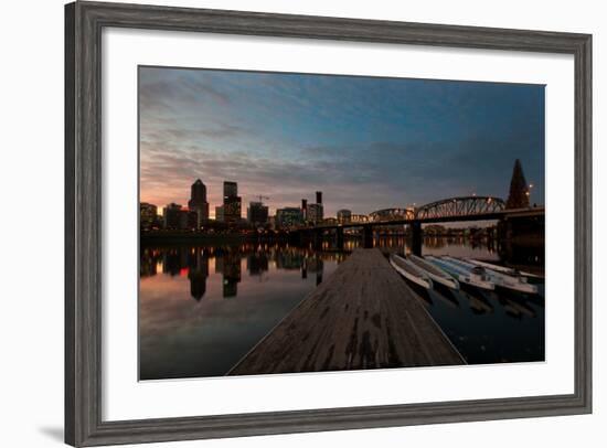 Portland Waterfront II-Erin Berzel-Framed Photographic Print