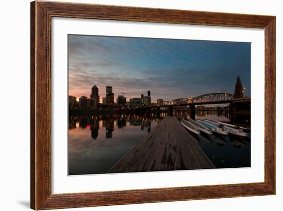 Portland Waterfront II-Erin Berzel-Framed Photographic Print