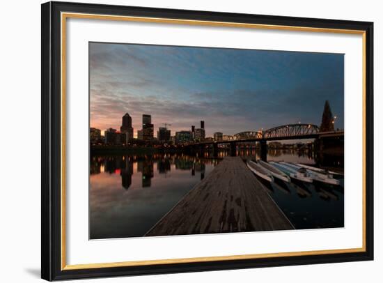 Portland Waterfront II-Erin Berzel-Framed Photographic Print