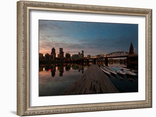 Portland Waterfront II-Erin Berzel-Framed Photographic Print