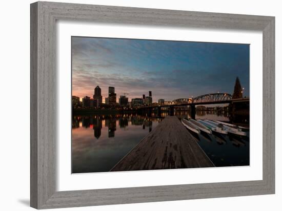 Portland Waterfront II-Erin Berzel-Framed Photographic Print