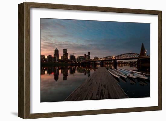 Portland Waterfront II-Erin Berzel-Framed Photographic Print