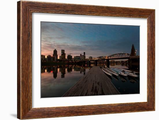 Portland Waterfront II-Erin Berzel-Framed Photographic Print