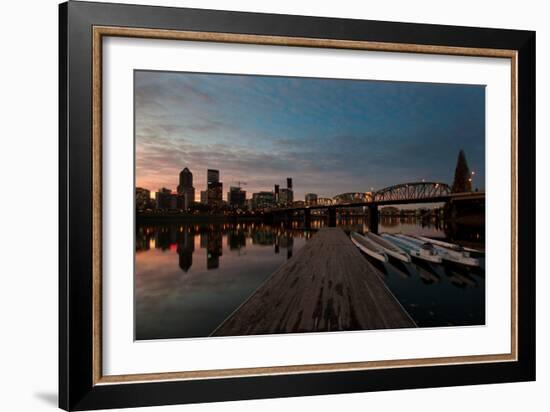 Portland Waterfront II-Erin Berzel-Framed Photographic Print