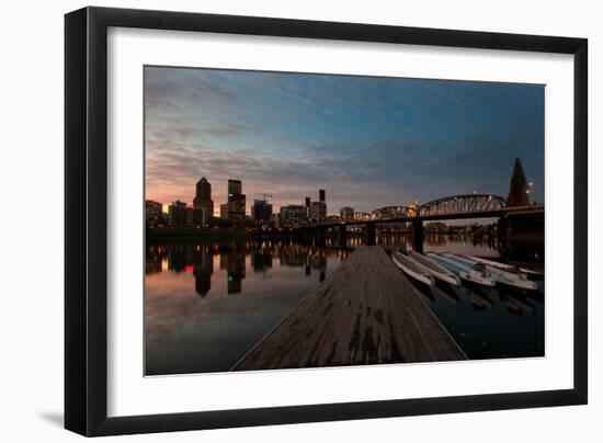 Portland Waterfront II-Erin Berzel-Framed Photographic Print