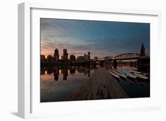 Portland Waterfront II-Erin Berzel-Framed Photographic Print