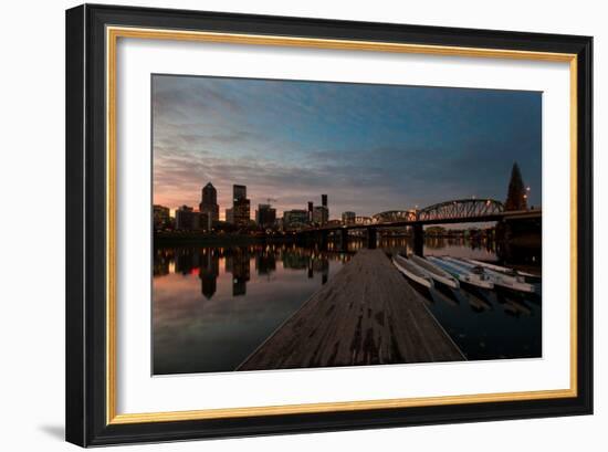 Portland Waterfront II-Erin Berzel-Framed Photographic Print