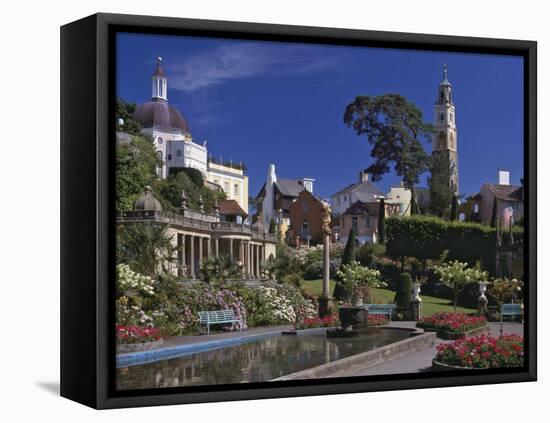 Portmeirion Village, Created by Sir Clough Williams-Ellis Between 1925 and 1972, Porthmadog-Nigel Blythe-Framed Premier Image Canvas