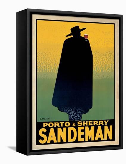 Porto and Sherry Sandeman-Georges Massiot-Framed Stretched Canvas