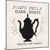 Porto Bella Coffee-Arnie Fisk-Mounted Art Print