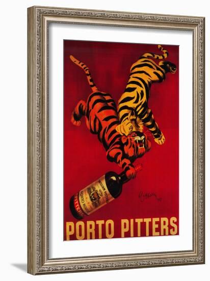 Porto Pitters Vintage Poster - Europe-Lantern Press-Framed Art Print