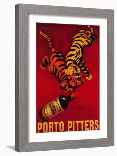 Porto Pitters Vintage Poster - Europe-Lantern Press-Framed Art Print