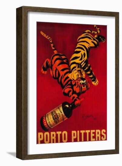 Porto Pitters Vintage Poster - Europe-Lantern Press-Framed Art Print