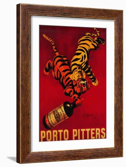 Porto Pitters Vintage Poster - Europe-Lantern Press-Framed Art Print