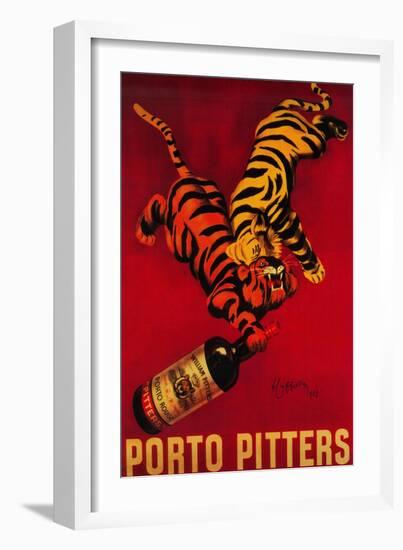 Porto Pitters Vintage Poster - Europe-Lantern Press-Framed Art Print