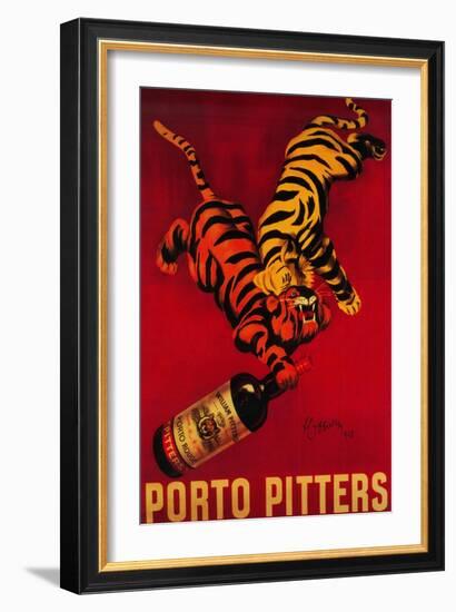 Porto Pitters Vintage Poster - Europe-Lantern Press-Framed Art Print