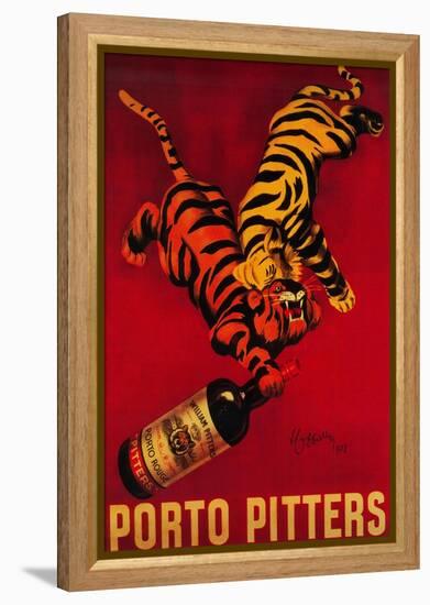 Porto Pitters Vintage Poster - Europe-Lantern Press-Framed Stretched Canvas