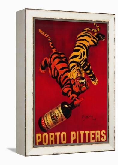 Porto Pitters Vintage Poster - Europe-Lantern Press-Framed Stretched Canvas