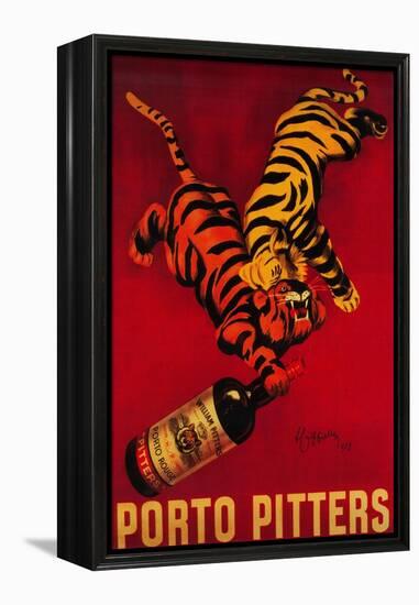 Porto Pitters Vintage Poster - Europe-Lantern Press-Framed Stretched Canvas