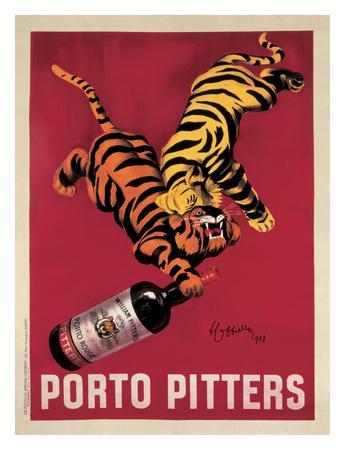 24x36 Porto Pitters Vintage Cappiello Art Poster Print