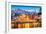 Porto, Portugal Old City Skyline from across the Douro River-Sean Pavone-Framed Photographic Print