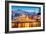 Porto, Portugal Old City Skyline from across the Douro River-Sean Pavone-Framed Photographic Print