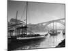 Porto Wine Carrying Barcos, River Douro and City Skyline, Porto, Portugal-Michele Falzone-Mounted Photographic Print
