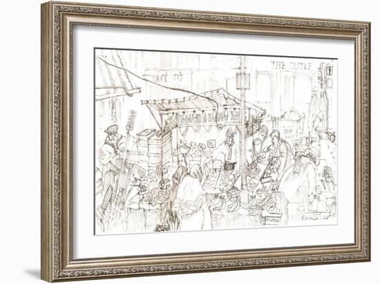 Portobello Market-Mary Kuper-Framed Giclee Print