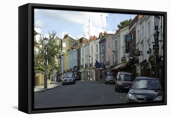 Portobello Road, Notting Hill, London-Richard Bryant-Framed Premier Image Canvas