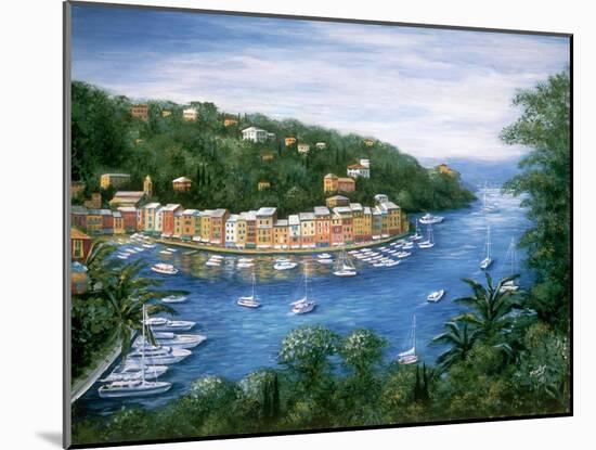 Portofino A Majestic Panoramic View-Marilyn Dunlap-Mounted Art Print