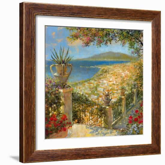 Portofino Bay II-Longo-Framed Giclee Print