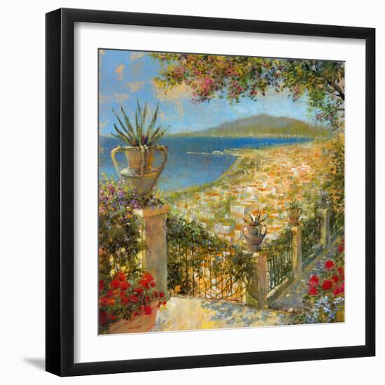 Portofino Bay II-Longo-Framed Giclee Print