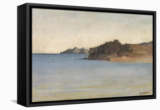 Portofino, c.1858-Giovanni Costa-Framed Premier Image Canvas