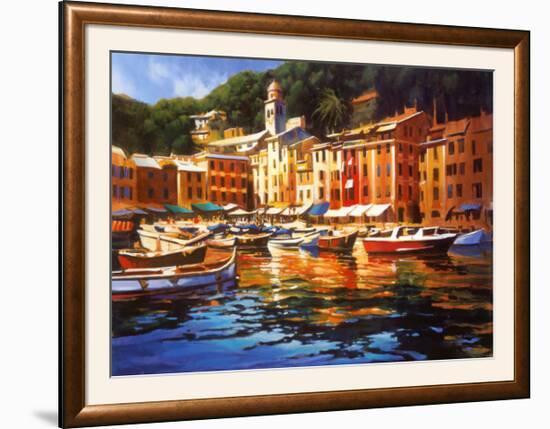 Portofino Colors-Michael O'Toole-Framed Art Print