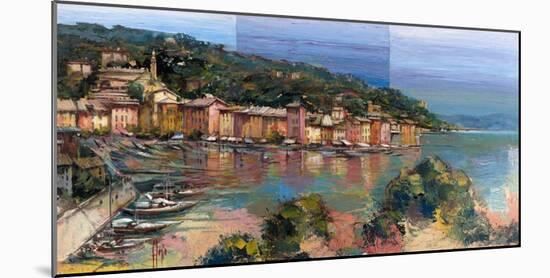 Portofino d'estate-Luigi Florio-Mounted Art Print