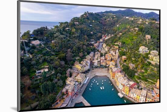 Portofino from above-Marco Carmassi-Mounted Photographic Print