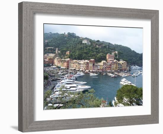 Portofino From the Terrace-Marilyn Dunlap-Framed Art Print