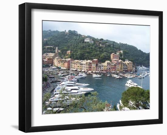 Portofino From the Terrace-Marilyn Dunlap-Framed Art Print