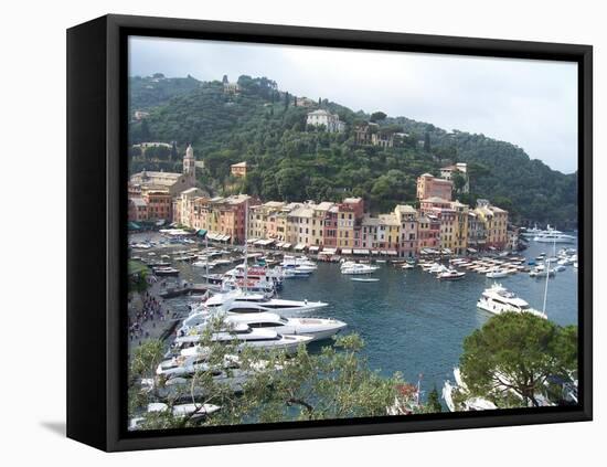 Portofino From the Terrace-Marilyn Dunlap-Framed Stretched Canvas