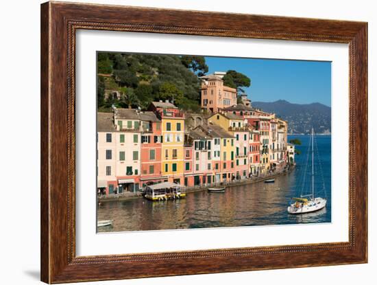 Portofino, Genova (Genoa), Liguria, Italy, Europe-Carlo Morucchio-Framed Photographic Print