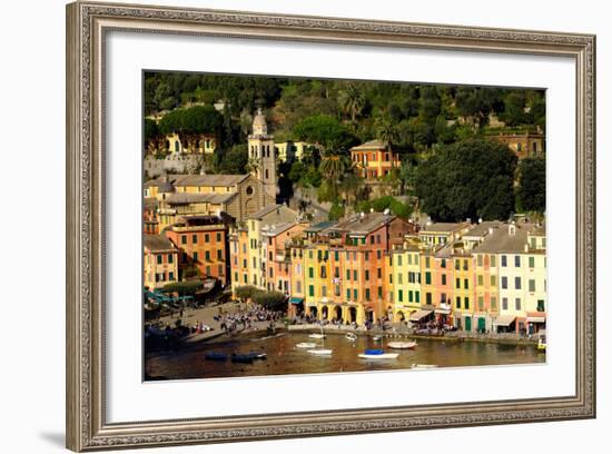 Portofino, Genova (Genoa), Liguria, Italy, Europe-Carlo Morucchio-Framed Premium Photographic Print