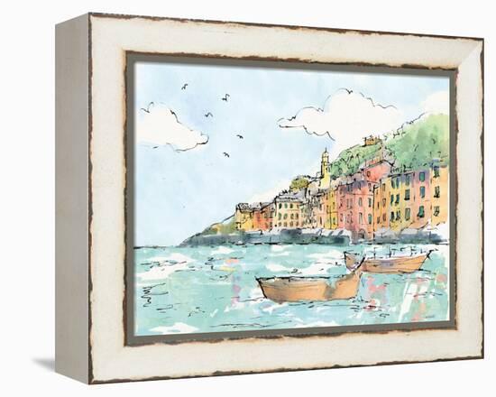 Portofino I-Anne Tavoletti-Framed Stretched Canvas